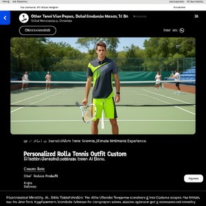 Completo da Tennis Personalizzato Rolla, Merchandising su Misura per l'Esperienza Tennis Definitiva - Product Image 3