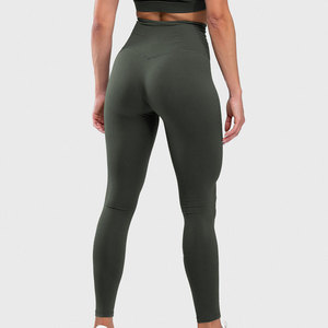 Conjunto de Yoga Profesional para Mujer, Diseño 2026, Color Sólido, Secado Rápido, Transpirable, Spandex/Poliéster, Personalizable, Venta al Por Mayor - Product Image 6