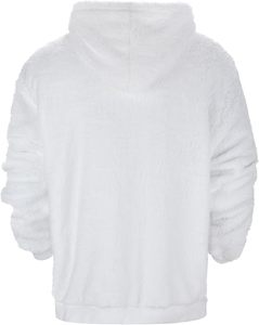 Vente chaude hommes décontracté Double face éponge solide pull à capuche pour la saison d'automne nouvelle grande taille à la mode chaud coupe ample - Product Image 3