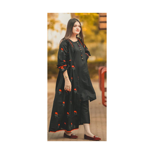 Camisa de longitud corta Salwar Kameez para mujer india y pakistaní de alta calidad con pantalón Palazzo para bodas y fiestas - Product Image 6
