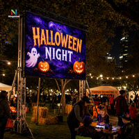 500x1000mm Outdoor-Miet-LED-Bildschirm Schnelle Installation IP65 P391 P297 LED-Panel für Live-Bühne Halloween LED-Display