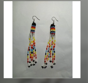 Pendientes de Moda Hechos a Mano, Económicos y Novedosos con Cuentas para Mujer - Product Image 1