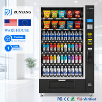 Máquinas Expendedoras Digitales Combinadas Personalizadas RUNYANG para Artículos de Venta al por Menor, Máquina Expendedora de Aperitivos, Alimentos y Bebidas