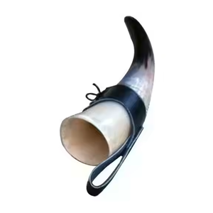 Cuerno para beber de gran tendencia, Ágata 100%, auténtico pulido puro, cuernos de buey/vaca de 16-20 pulgadas, cuernos para beber vikingos a precios baratos - Product Image 1