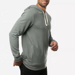 โลโก้ที่กำหนดเองถักผู้ชายปัก Hoodies ผ้าฝ้าย100% เรียงราย Hoodie - Product Image 2