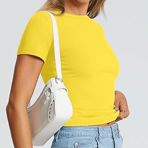 Verano BELLA + CANVAS Bella Canvas Camiseta moderna/ajustada para mujer Camisetas de verano Camisetas de moda - Product Image 6