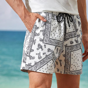 Short de Plage Style High Street pour Homme Imprimé Personnalisé Maillot de Bain à Séchage Rapide Taille Élastique Solide Sublimation Imprimé Mi - Product Image 4