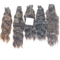 Extensions de cheveux humains 100% indiens Remy, cuticules alignées, double trame, fabrication en gros, couleur naturelle, non traités