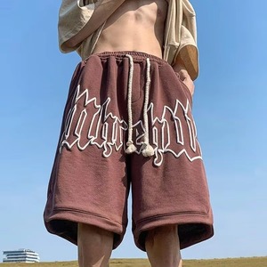 Streetwear à la mode hommes décontracté Shorts athlétiques 3D bouffée impression Basketball Shorts avec poches Shorts pour hommes cordon de serrage - Product Image 3