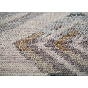 Tapis noué à la main en laine Thyme Ivory, tissage plat géométrique pour salon, puzzle rectangulaire 9x12, couloir - Product Image 3