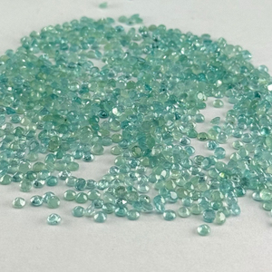 หินแกรนิตสีเขียวกลมขนาด3มม. แท้สำหรับสร้างสรรค์เครื่องประดับ - Product Image 2