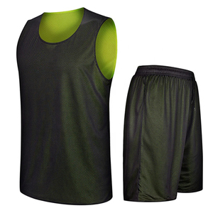 Men's Black Mesh Sleeveless Vest And Shorts Set Round Neck Breathable Elastic Waist Summer Sportswear Adult Regular Fit - Product Image 1