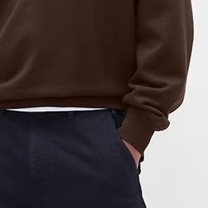 Sudadera de Hombre de Alta Calidad con Diseño de Color Sólido, Hombros Caídos, Tela Suave, Mangas Completas y Logotipo Personalizado, Precio Económico 2026 - Product Image 4