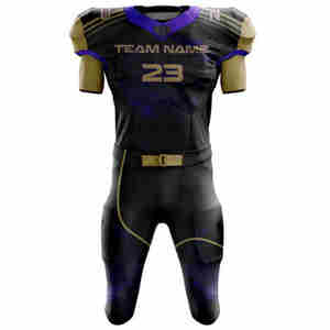 Maillots de football américain en polyester élégants Supports uniformes personnalisés de haute qualité Taille XL Technique de sublimation unique - Product Image 5