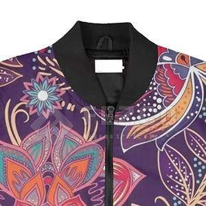 Nouvelle veste bomber à col montant élégante pour homme, logo sur le devant, chaude, d'hiver, de haute qualité, en nylon/polyester, pour l'extérieur - Product Image 5