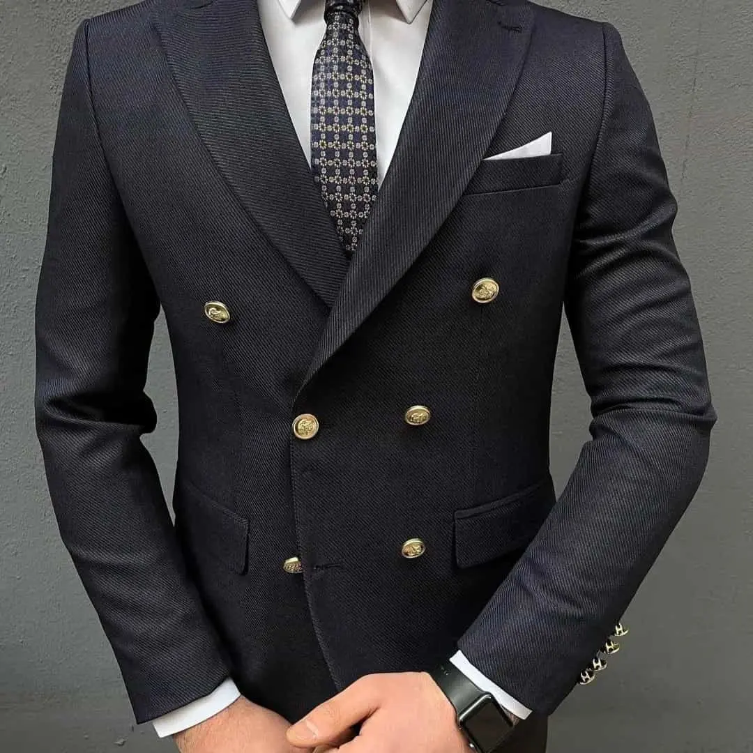 Men's Slim Fit Blazer, Men's Suits, Blazer Men's Coat Men's Slim Fit Jacket Turkish Men's Double Breasted Blazer