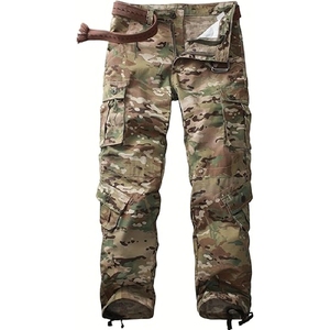 Nouveau pantalon cargo de travail d'été, taille haute, coupe droite, en polyester et coton, grande taille, robuste et écologique - Product Image 5