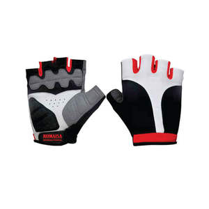 Gants demi-doigts respirants élastiques à quatre côtés de qualité supérieure pour les sports de plein air Gants d'escalade antidérapants - Product Image 1