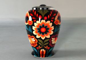 Urnas de Cremación de Aluminio para Adultos con Diseño de Girasol y Bolsa de Terciopelo Gratis para Empresas Mayoristas - Product Image 3