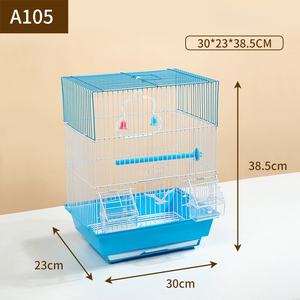 Hete Aanbieding Vogelkooien voor Kweek A105 Vogelkooi IJzerdraad Duurzaam en Hoge Kwaliteit Papegaai Kleine Villa Metaal Kijkvenster - Product Image 6