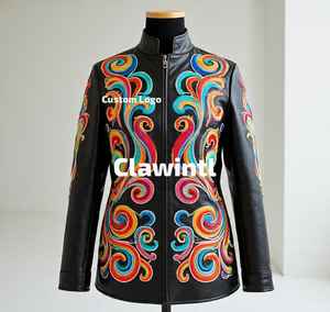 Chaqueta de cuero hecha a medida Fabricante para diseñadores Chaqueta de cuero a medida Fabricante de diseño personalizado - Product Image 6