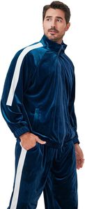 Chándal deportivo para exteriores para hombre, transpirable, sostenible, colección de otoño, estampado, color bloqueado, bordado, chándal para adultos - Product Image 3