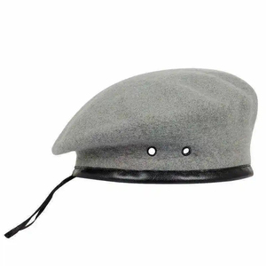 Nueva venta Nuevo estilo Ceremonial Cap Boina de lana Hombres Uniforme Boina de entrenamiento - Product Image 3