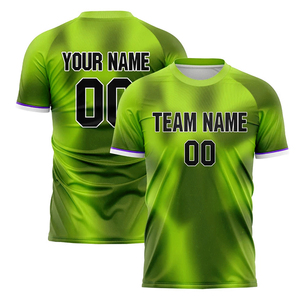 Kit de fútbol personalizado al por mayor, camiseta de fútbol, uniforme, ropa deportiva de entrenamiento, conjunto de ropa de equipo de secado rápido, logotipo frontal corto sublimado unisex - Product Image 6