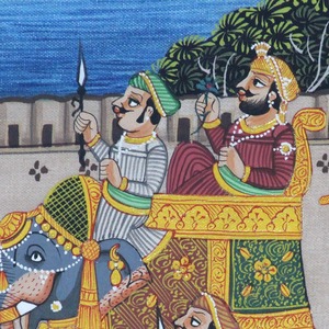 Handcrafted Traditional Mughal <b>Wall</b> <b>Art</b> Panel Intricately Designed for Home and Hotel Interior Decor Available for Export Price - Product Image 3