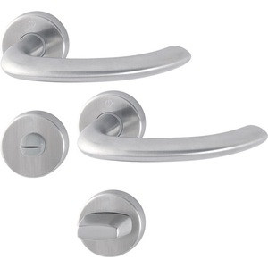 Juego de Rosetas Marseille E1138Z/42KV/42KVS de Acero Inoxidable F69 en Forma de U SK/OL DIN Izquierda/Derecha D/D HOPPE, Accesorio para Chimenea - Product Image 1