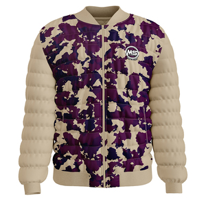 แจ็คเก็ตบุนวมแบบบางคอตั้งสำหรับผู้ชายเสื้อแจ็คเก็ตบุนวมมีโลโก้ด้านหน้าให้ความอบอุ่นในฤดูหนาว2025 - Product Image 5