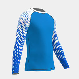 Nouveau Grappling Jiu Jitsu MMA Rash Guard Set pour Unisexe BJJ Boxe-100% Polyester Léger Personnalisable Sport Vêtements - Product Image 3