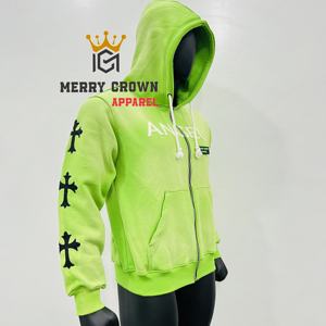 Chándal de hombre con logotipo personalizado, chándal Unisex, conjunto de chándal, Jersey Vintage, sudaderas con capucha, chándal de lavado ácido para hombre - Product Image 2