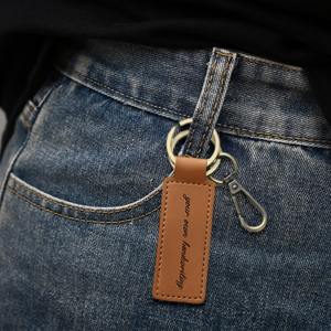 Porte-clés en cuir personnalisé Drive Safe Boyfriend Birthday For Fathers Day Gift LKCN-0039B - Product Image 4