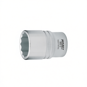 Hazet 1/2'' <b>12</b>-<b>Point</b> Square <b>Socket</b> with Traction Profile and Knurling in Inches - Product Image 3