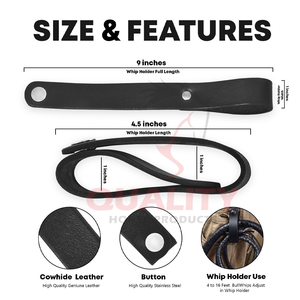 Cultivos de látigo de caballo de alta calidad 2025, látigos de equitación de tamaños personalizados con látigo de caballo de cuero genuino, servicio OEM a la venta - Product Image 5