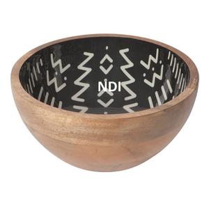 ชามเสิร์ฟอาหารรูปทรงโค้งมนสำหรับโต๊ะอาหารตกแต่งด้านบนอาหารผลไม้พาสต้าพร้อมเคลือบ - Product Image 6