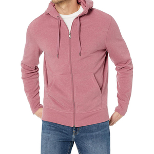 Sudadera con cremallera completa y estilo para hombre, cómoda Sudadera con capucha de uso diario con cremallera, moda informal con logotipo frontal - Product Image 2