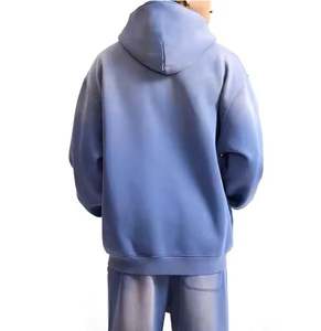 Los mejores fabricantes Custom MensAcid Wash Chándales Custom Logo Printing 100% Cotton Acid Wash Men Chándales - Product Image 2