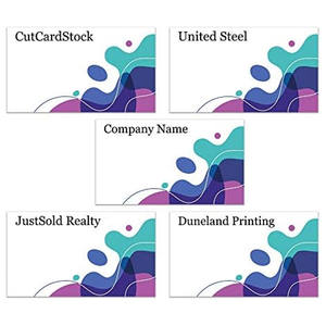 Tarjetas de Visita Personalizadas de Lujo, 300gsm, 3.5" X 2", Diseño Abstracto, Impresión Offset, Cartón, Embossing, Eleva tu Estilo - Product Image 6