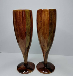 Copa de vino para beber de madera Natural 100%, elegante vaso de madera creado para traer un vaso de vino de madera Natural - Product Image 2
