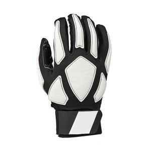 Meilleures ventes 2024 Dernier design Gants de football américain professionnels en cuir Imperméables Haute qualité Service personnalisé - Product Image 2