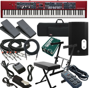 Offriamo un nuovo bundle di pianoforte digitale Nordds Stage 4 88 con supporto regolabile e panca. - Product Image 1