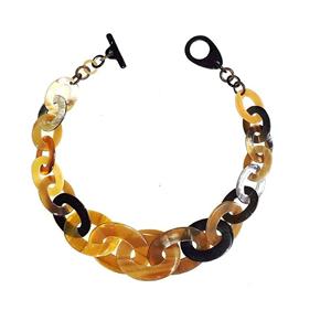 Colliers en corne de buffle faits à la main pour femmes collier en corne de buffle naturel produit indien fait à la main - Product Image 1