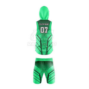 Ensemble de maillots et de shorts de football adulte 7 contre 7, tissu respirant et durable, uniforme d'équipe personnalisé 7 contre 7 - Product Image 2