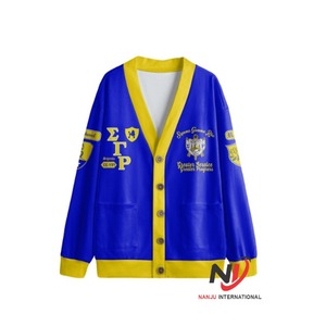 Ropa de hermandad griega Sigma Gamma Rho de primera calidad lista para enviar, camiseta de béisbol vaquera bordada, chaleco de Softbol - Product Image 4