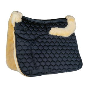 Selle de dressage en satin personnalisée, best-seller, fourrure de qualité supérieure, cordon, produits équestres d'équitation, doublure en polaire, fabrication directe - Product Image 1