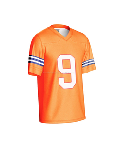 Vêtements de sport de football américain grande taille avec impression par transfert thermique, jersey 100% polyester, jersey cousu de qualité supérieure - Product Image 3