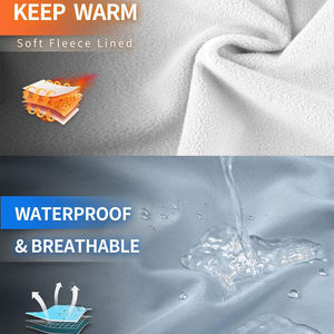 Chaqueta Softshell para Mujer, Transpirable, Resistente al Agua, con Capucha, Cortavientos, de Secado Rápido, para Otoño y Todas las Estaciones, con Bolsillos Ajustables con Cremallera - Product Image 5