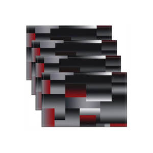 <b>Round</b> Shape Luxury Wedding Dining Table <b>Placemat</b> 100% Pure Cotton Material Customized Print <b>Placemats</b> - Product Image 1